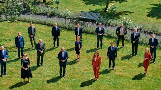 15 juli 2021 - Met een bijna compleet team van het IPO bestuur bijeen in Den Haag